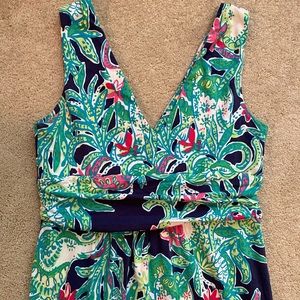 Lilly Pulitzer Maxi Dress Size L (hemmed 3”)